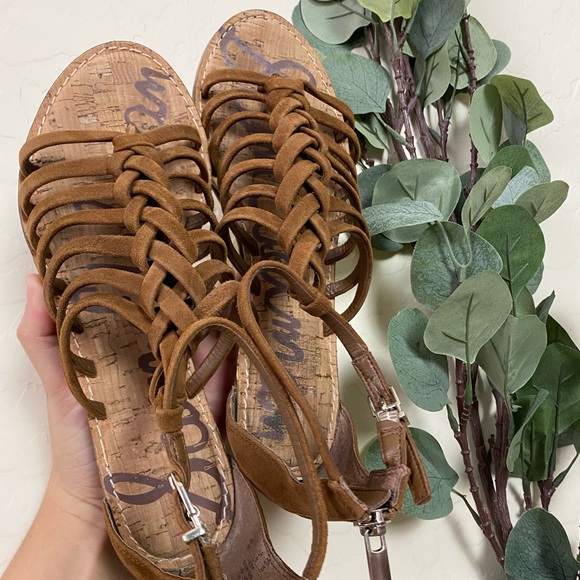 Sam Edelman Shoes - Sam Edelman Sandals Suede Lace Up Size 8